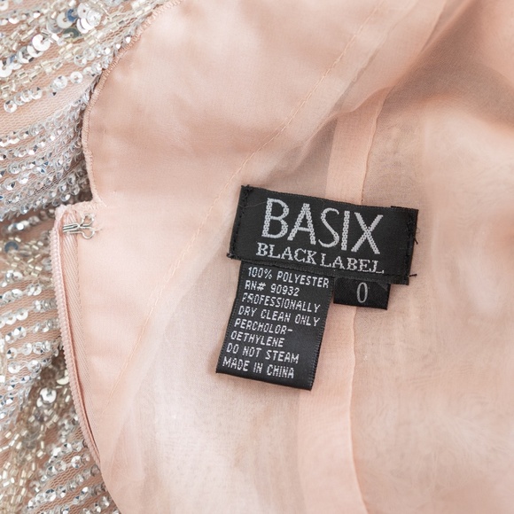 Basix Mini scalloped beaded dress light pink Size: 0 - Picture 9 of 9